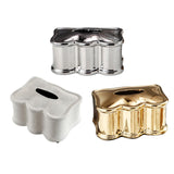 Maxbell INS Tissue Box Cover Napkin Dispenser for Home Office Restaurant Silver