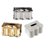 Maxbell INS Tissue Box Cover Napkin Dispenser for Home Office Restaurant Silver