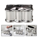 Maxbell INS Tissue Box Cover Napkin Dispenser for Home Office Restaurant Silver