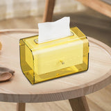 Maxbell Tissue Cover Dispenser Toilet Paper Organizer for Bathroom Bedroom Vanity Yellow