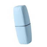 Maxbell Toothbrush Toothpaste Holder Case Compact for Business Trip Bathroom Outdoor light blue