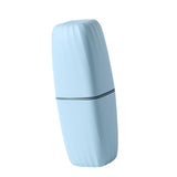 Maxbell Toothbrush Toothpaste Holder Case Compact for Business Trip Bathroom Outdoor light blue