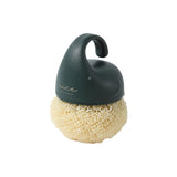 Maxbell Versatile Dish Cleaning Ball Sink Brush with Handle for Bowl Dish Countertop Green
