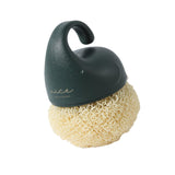 Maxbell Versatile Dish Cleaning Ball Sink Brush with Handle for Bowl Dish Countertop Green
