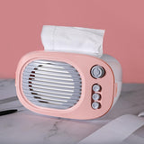 Maxbell Tissue Storage Case Paper Holder Tissue Box Cover for Desktop Countertop Car Pink