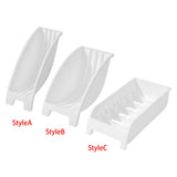 Maxbell Plate Rack Cradle Storage Dinner Plate Holder for Cupboard Home Drawers Style A