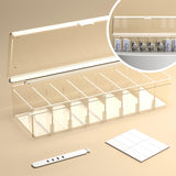 Maxbell Desktop Cable Storage Box Multifunction Wire Cord Management Case for Home Clear