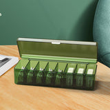 Maxbell Desktop Cable Storage Box Multifunction Wire Cord Management Case for Home Green