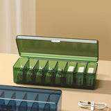 Maxbell Desktop Cable Storage Box Multifunction Wire Cord Management Case for Home Green