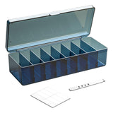 Maxbell Desktop Cable Storage Box Multifunction Wire Cord Management Case for Home Blue
