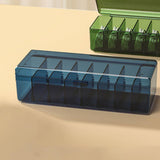 Maxbell Desktop Cable Storage Box Multifunction Wire Cord Management Case for Home Blue