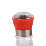 Maxbell Manual Pepper or Salt Grinder Spice Mill Shaker for Cumin Sea Salt Picnics Red