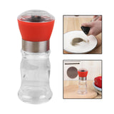 Maxbell Manual Pepper or Salt Grinder Spice Mill Shaker for Cumin Sea Salt Picnics Red