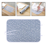 Maxbell Mini Ironing Mat Portable Ironing Blanket Durable for Bed Tabletop Dryer M