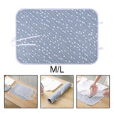 Maxbell Mini Ironing Mat Portable Ironing Blanket Durable for Bed Tabletop Dryer M