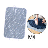 Maxbell Mini Ironing Mat Portable Ironing Blanket Durable for Bed Tabletop Dryer M