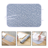 Maxbell Mini Ironing Mat Portable Ironing Blanket Durable for Bed Tabletop Dryer M
