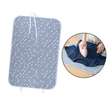 Maxbell Mini Ironing Mat Portable Ironing Blanket Durable for Bed Tabletop Dryer L