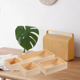 Maxbell Storage Organizer Decoration Large Capacity for Dormitory Bedroom Household 15cmx15cmx8cm