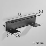 Maxbell Hair Dryer Shelf Stainless Steel Multilayer for Home Living Room B