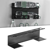 Maxbell Hair Dryer Shelf Stainless Steel Multilayer for Home Living Room B