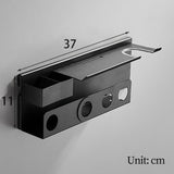 Maxbell Hair Dryer Shelf Stainless Steel Multilayer for Home Living Room C