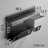 Maxbell Hair Dryer Shelf Stainless Steel Multilayer for Home Living Room D