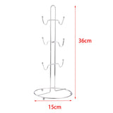 Maxbell Coffee Tea Cup Draining Rack Durable Free Standing for Counter Bar Home