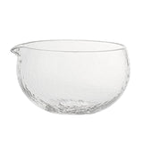 Maxbell Glass Matcha Bowl Spoon with Pouring Spout Japanese Style Gift for Office