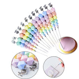 Maxbell 1x Icing Biscuit Pin Multicolor Cake Shape Fittings for Cookie Painting Home