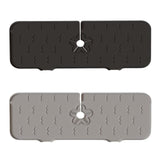 Maxbell Reusable Sink Faucet Mat Sink Splash Guard for Kitchen Countertop Home Black