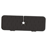 Maxbell Reusable Sink Faucet Mat Sink Splash Guard for Kitchen Countertop Home Black