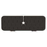 Maxbell Reusable Sink Faucet Mat Sink Splash Guard for Kitchen Countertop Home Black