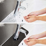 Maxbell Reusable Sink Faucet Mat Sink Splash Guard for Kitchen Countertop Home Black