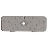 Maxbell Reusable Sink Faucet Mat Sink Splash Guard for Kitchen Countertop Home Gray