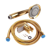 Maxbell Shower Head 1.5M Hose and Bracket with On/Off Switch for Household Home A