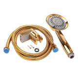 Maxbell Shower Head 1.5M Hose and Bracket with On/Off Switch for Household Home A