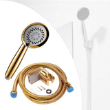 Maxbell Shower Head 1.5M Hose and Bracket with On/Off Switch for Household Home A