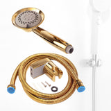 Maxbell Shower Head 1.5M Hose and Bracket with On/Off Switch for Household Home A