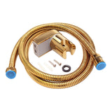 Maxbell Shower Head 1.5M Hose and Bracket with On/Off Switch for Household Home A