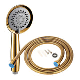 Maxbell Shower Head 1.5M Hose and Bracket with On/Off Switch for Household Home C