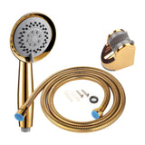 Maxbell Shower Head 1.5M Hose and Bracket with On/Off Switch for Household Home C