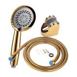 Maxbell Shower Head 1.5M Hose and Bracket with On/Off Switch for Household Home C