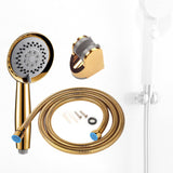 Maxbell Shower Head 1.5M Hose and Bracket with On/Off Switch for Household Home C