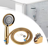 Maxbell Shower Head 1.5M Hose and Bracket with On/Off Switch for Household Home C