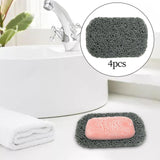 Maxbell PVC Soap Saver Self Draining Accessory Nonslip Porous for Sink Bath dark grey