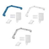 Maxbell Triangle Holder Filter 50Pcs Sink Filter Net Elastic for Leftover Garbage Blue