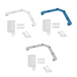 Maxbell Triangle Holder Filter 50Pcs Sink Filter Net Elastic for Leftover Garbage Blue