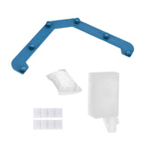Maxbell Triangle Holder Filter 50Pcs Sink Filter Net Elastic for Leftover Garbage Blue