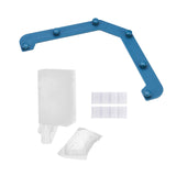 Maxbell Triangle Holder Filter 50Pcs Sink Filter Net Elastic for Leftover Garbage Blue